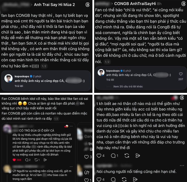 Lại thêm 1 Anh Trai bị "ném đá" vì phát ngôn vạ miệng- Ảnh 2.