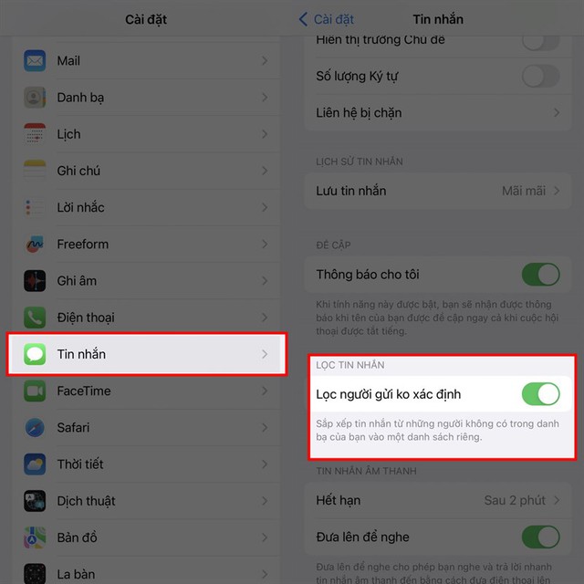 Ai dùng iPhone cũng phải biết: Tính năng này giúp bạn tránh được tin nhắn lừa đảo- Ảnh 2. Ai dùng iPhone cũng phải biết: Tính năng này giúp bạn tránh được tin nhắn lừa đảo- Ảnh 2.