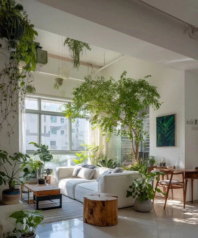 Bức ảnh chụp phòng khách viral MXH: Cảm giác "chữa lành" quá mạnh mẽ- Ảnh 1.