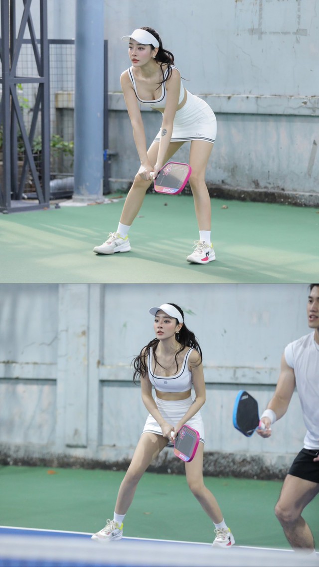 Danh tính cô gái vừa bước ra sân pickleball: Nhan sắc hút hồn, đẹp không góc chết- Ảnh 3. Danh tính cô gái vừa bước ra sân pickleball: Nhan sắc hút hồn, đẹp không góc chết- Ảnh 3.