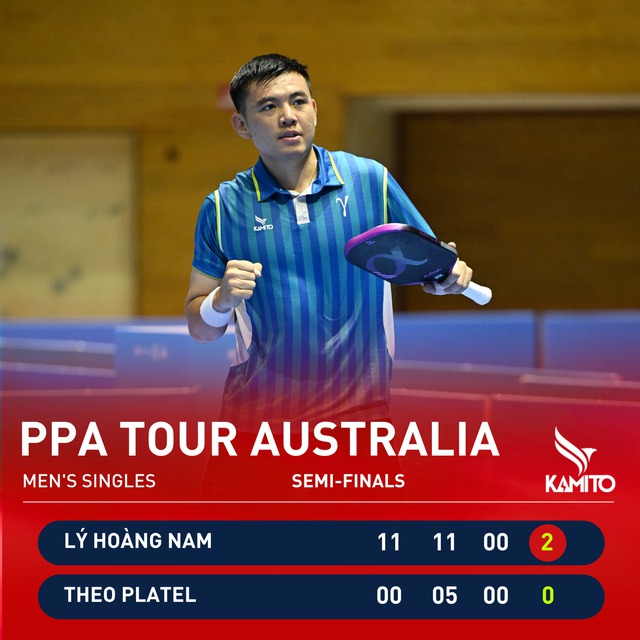 Hậu drama pickleball: Trương Vinh Hiển đối đầu Lý Hoàng Nam ở chung kết PPA Tour Australia- Ảnh 1.