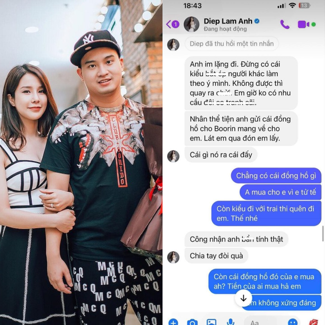 Trớ trêu: Đức Phạm và Vũ Thúy Quỳnh mang đồng hồ đôi tiền tỷ, giống quà đòi lại Diệp Lâm Anh- Ảnh 5. Trớ trêu: Đức Phạm và Vũ Thúy Quỳnh mang đồng hồ đôi tiền tỷ, giống quà đòi lại Diệp Lâm Anh- Ảnh 5.