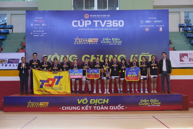 Đại Tôn Đức Thắng và Đại học Đà Nẵng vô địch giải bóng rổ sinh viên toàn quốc- Ảnh 1.