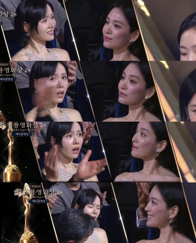 Thái độ lạ của Song Hye Kyo với "tình địch" Son Ye Jin tại Rồng Xanh 2025- Ảnh 2.