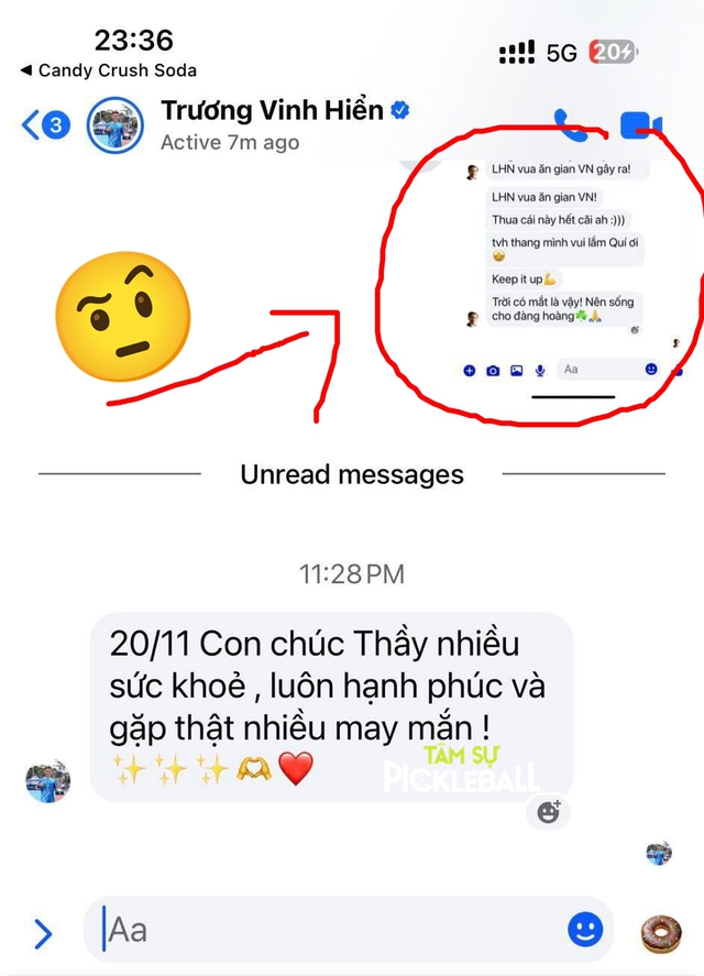 HLV Huỳnh Phú Quí khoe lời chúc của Vinh Hiển, nhưng để lộ chi tiết nói về Lý Hoàng Nam- Ảnh 2.