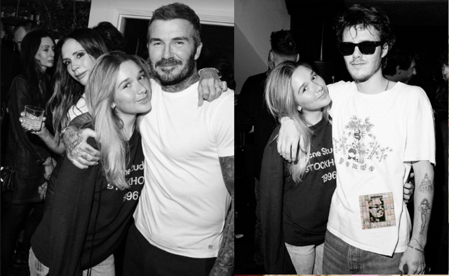 Tiểu thư Harper Beckham mặc đồ đơn giản vẫn xinh đẹp chiếm spotlight, David và Victoria rơi nước mắt vì cậu ba Cruz- Ảnh 1.