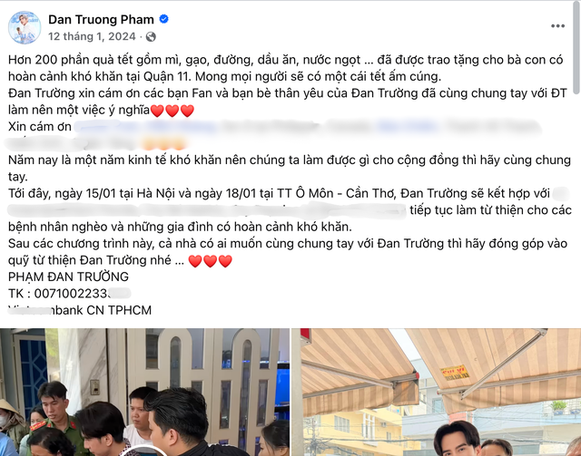 Cách làm từ thiện của Đan Trường- Ảnh 3. Cách làm từ thiện của Đan Trường- Ảnh 3.