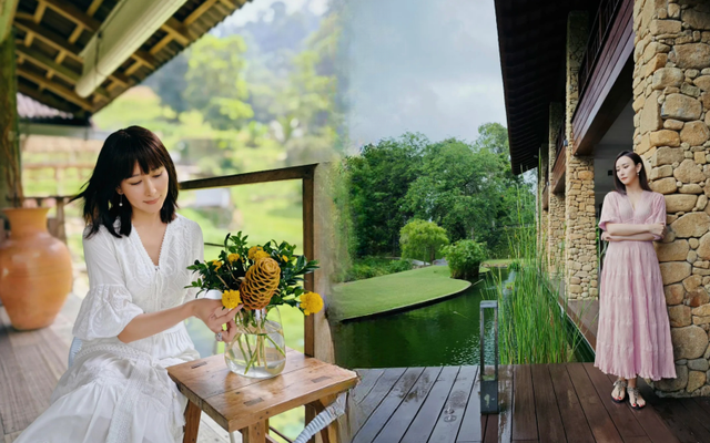 Biệt thự như resort của Hồ Tịnh: Nhà trong mơ giữa rừng nhiệt đới, chồng giàu lại chiều vợ hết mức- Ảnh 1. Biệt thự như resort của Hồ Tịnh: Nhà trong mơ giữa rừng nhiệt đới, chồng giàu lại chiều vợ hết mức- Ảnh 1.