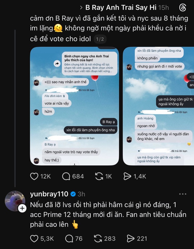 “Cảm ơn B Ray vì đã gắn kết tôi và người yêu cũ sau 8 tháng chia tay”- Ảnh 1.