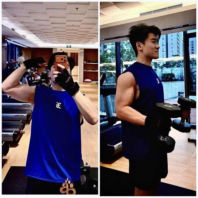 Phó tổng nghìn tỷ nhà bầu Hiển gây sốt với cơ bắp cuồn cuộn, đi công tác cũng tranh thủ "độ body"- Ảnh 1.