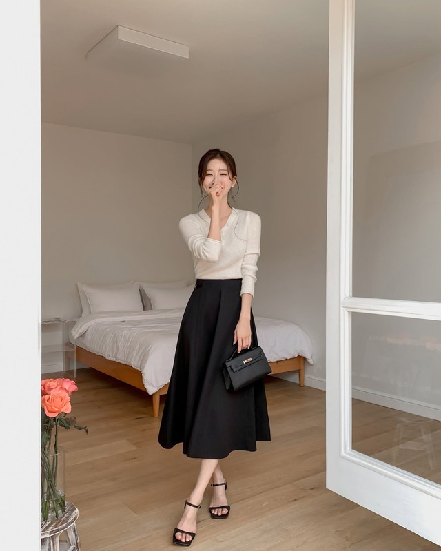 Thời tiết này mặc áo len mỏng là hợp lý nhất: 10 cách phối đơn giản, ai diện cũng đẹp- Ảnh 3.