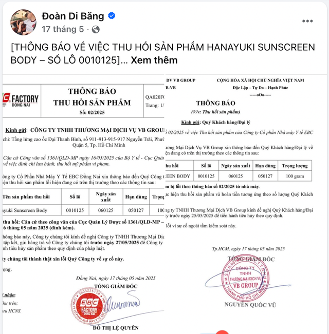 Thông báo nóng của Đoàn Di Băng- Ảnh 3. Thông báo nóng của Đoàn Di Băng- Ảnh 3.