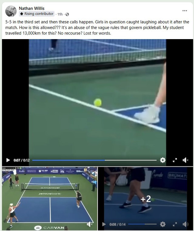 "Drama Pickleball xuyên lục địa: Sophia Phương Anh vượt 13.000km vẫn bị loại vì đối thủ xấu chơi"- Ảnh 4. "Drama Pickleball xuyên lục địa: Sophia Phương Anh vượt 13.000km vẫn bị loại vì đối thủ xấu chơi"- Ảnh 4.