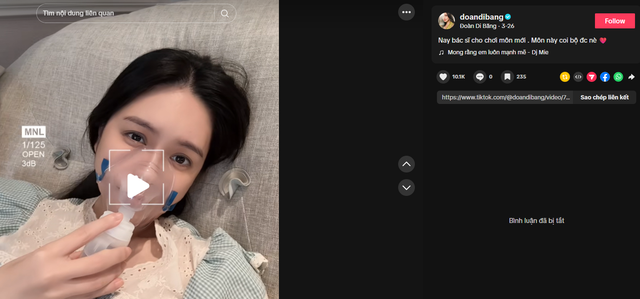 Xôn xao đoạn video Đoàn Di Băng ngồi xe lăn, thở oxy sau khi chồng bị bắt? - Ảnh 2. Xôn xao đoạn video Đoàn Di Băng ngồi xe lăn, thở oxy sau khi chồng bị bắt? - Ảnh 2.