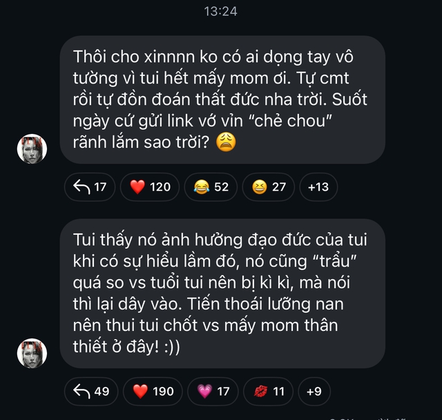 Kỳ Duyên đã căng khi drama với Minh Triệu bùng nổ: "Dừng lại ngay đi, không hay ho đâu!"- Ảnh 2.