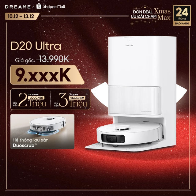 Chốt deal 12/12: Top 4 robot hút bụi lau nhà tầm trung đáng đồng tiền nhất năm nay- Ảnh 2.