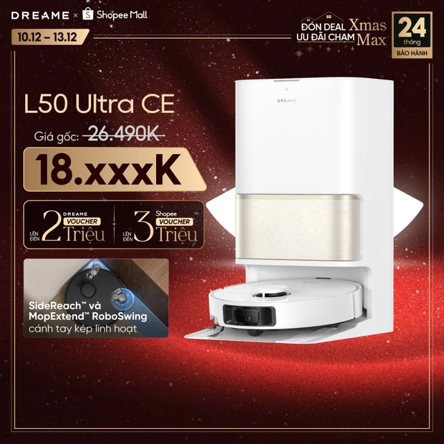 Chốt deal 12/12: Top 4 robot hút bụi lau nhà tầm trung đáng đồng tiền nhất năm nay- Ảnh 1.