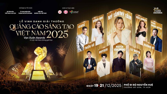 Concert Vạn Xuân Awards 2025: Mỹ Tâm chiếm trọn spotlight, Hoà Minzy - ISAAC bùng nổ visual - Ảnh 1. Concert Vạn Xuân Awards 2025: Mỹ Tâm chiếm trọn spotlight, Hoà Minzy - ISAAC bùng nổ visual - Ảnh 1.