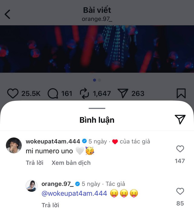 Orange công khai bạn trai "hồng hài nhi"- Ảnh 2. Orange công khai bạn trai "hồng hài nhi"- Ảnh 2.