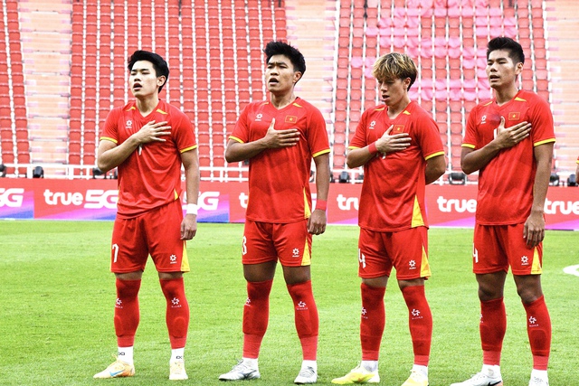 Phỏng vấn nhanh "Lamine Yamal xứ Thanh" - cầu thủ ghi bàn phút cuối giúp U22 Việt Nam vào chung kết SEA Games- Ảnh 2. Phỏng vấn nhanh "Lamine Yamal xứ Thanh" - cầu thủ ghi bàn phút cuối giúp U22 Việt Nam vào chung kết SEA Games- Ảnh 2.