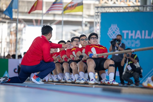 Kéo co Việt Nam đụng độ Thái Lan cực khốc liệt, giành luôn huy chương vàng SEA Games- Ảnh 1.