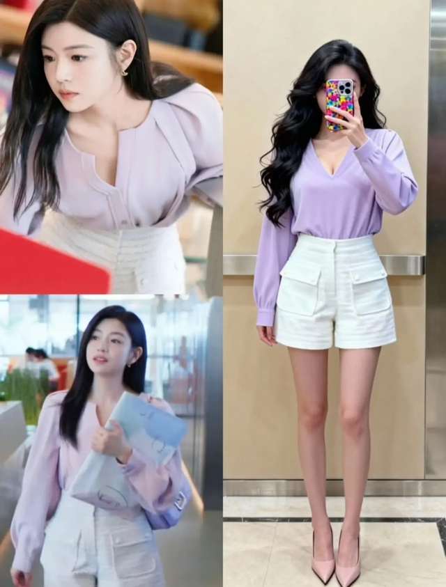 Nữ chính phim ngôn tình 42 tuổi vẫn xinh như búp bê, mặc đẹp đến nỗi gái trẻ phải cắp sách vở "học lỏm"- Ảnh 6.