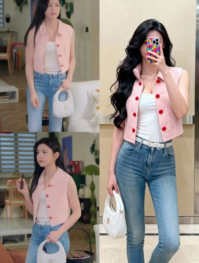 Nữ chính phim ngôn tình 42 tuổi vẫn xinh như búp bê, mặc đẹp đến nỗi gái trẻ phải cắp sách vở "học lỏm"- Ảnh 9.