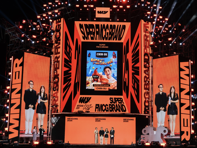 CHIN-SU chiến thắng ngoạn mục với giải thưởng Thương hiệu nằm lòng giới trẻ tại WeYoung 2025- Ảnh 1.