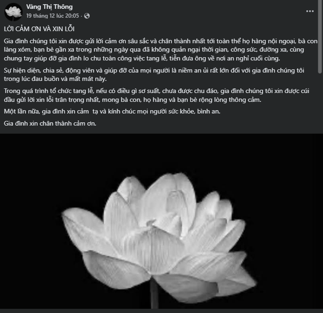 Chị Vàng Thị Thông trong Gia đình Haha nghẹn ngào chia sẻ sau khi người thân qua đời- Ảnh 4.