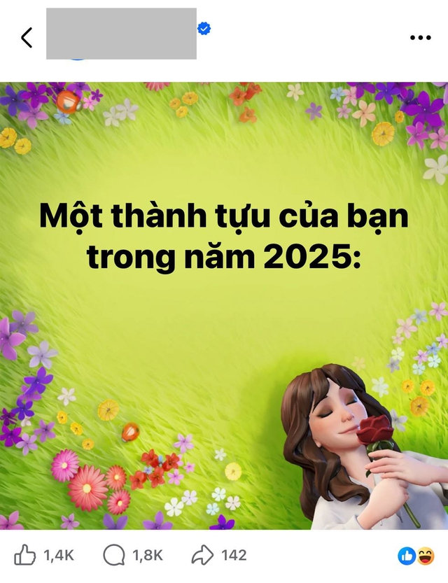 Hàng nghìn người liệt kê thành tựu năm 2025 dưới 1 status 8 chữ- Ảnh 1.