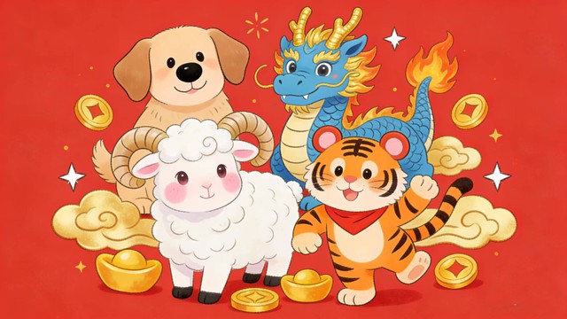 Xếp hạng TOP 4 con giáp bùng nổ vận may năm 2026: Số 1 không ai ngờ tới, số 2 tình tiền viên mãn- Ảnh 1.