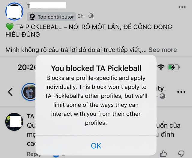 Drama Pickleball: Trang Fanpage bị phản ứng dữ dội vì “dạy” Quang Dương cách cư xử- Ảnh 3.