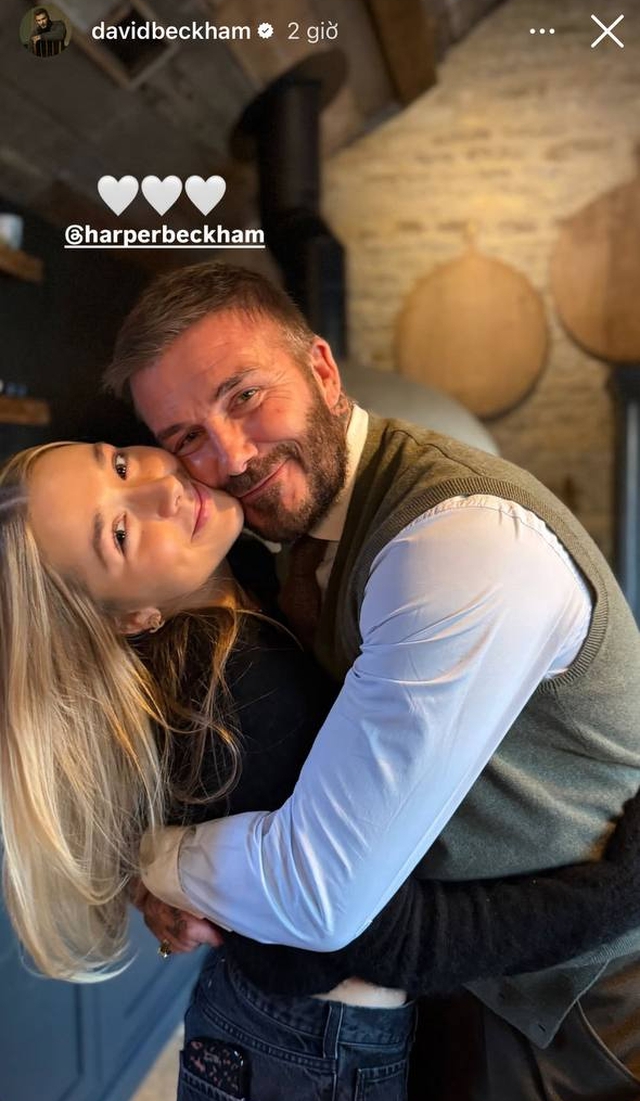 Cách tiểu thư út Harper "chữa lành" cho bố - David Beckham - giữa lúc bị con cả đối xử tệ bạc- Ảnh 2.