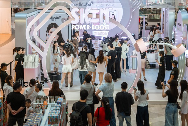 MEDICUBE - Thương hiệu mỹ phẩm cao cấp Hàn Quốc mang đến không gian trải nghiệm thiết bị chăm sóc da đa năng- Ảnh 1.