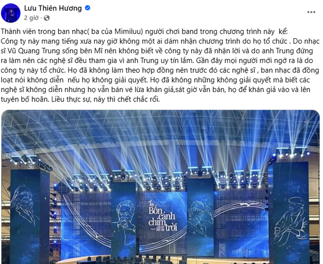 Diva Hồng Nhung, Hà Trần và loạt nghệ sĩ không được trả cát-xê, sốc vì BTC show Về Đây Bốn Cánh Chim Trời- Ảnh 5.