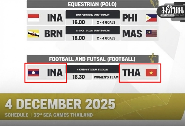 Sai sót của BTC SEA Games 33: Nhầm cờ Thái Lan thành Việt Nam- Ảnh 1. Sai sót của BTC SEA Games 33: Nhầm cờ Thái Lan thành Việt Nam- Ảnh 1.