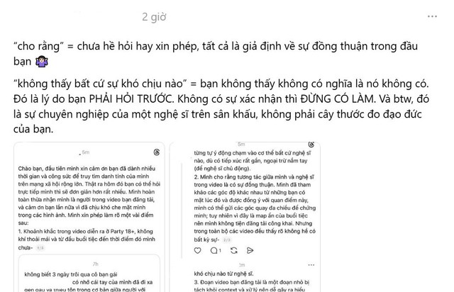 “Không thể bình thường hóa chuyện quấy rối nghệ sĩ nam”- Ảnh 7. “Không thể bình thường hóa chuyện quấy rối nghệ sĩ nam”- Ảnh 7.