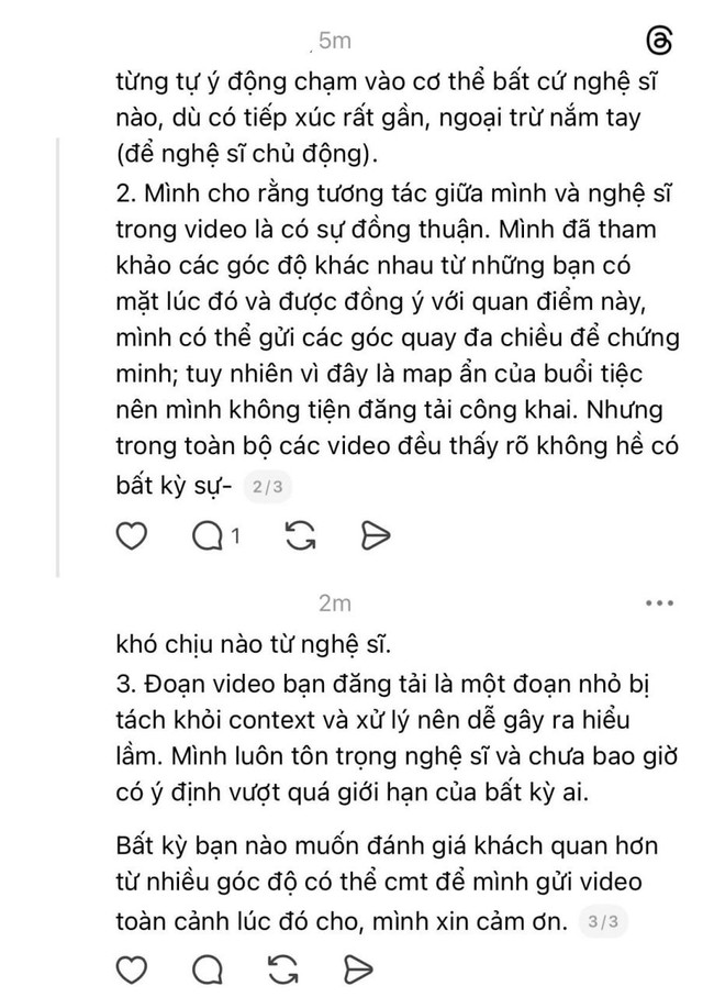 “Không thể bình thường hóa chuyện quấy rối nghệ sĩ nam”- Ảnh 6. “Không thể bình thường hóa chuyện quấy rối nghệ sĩ nam”- Ảnh 6.