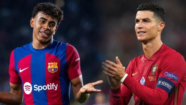Lamine Yamal đáp trả khi bị so sánh với Ronaldo- Ảnh 1. Lamine Yamal đáp trả khi bị so sánh với Ronaldo- Ảnh 1.