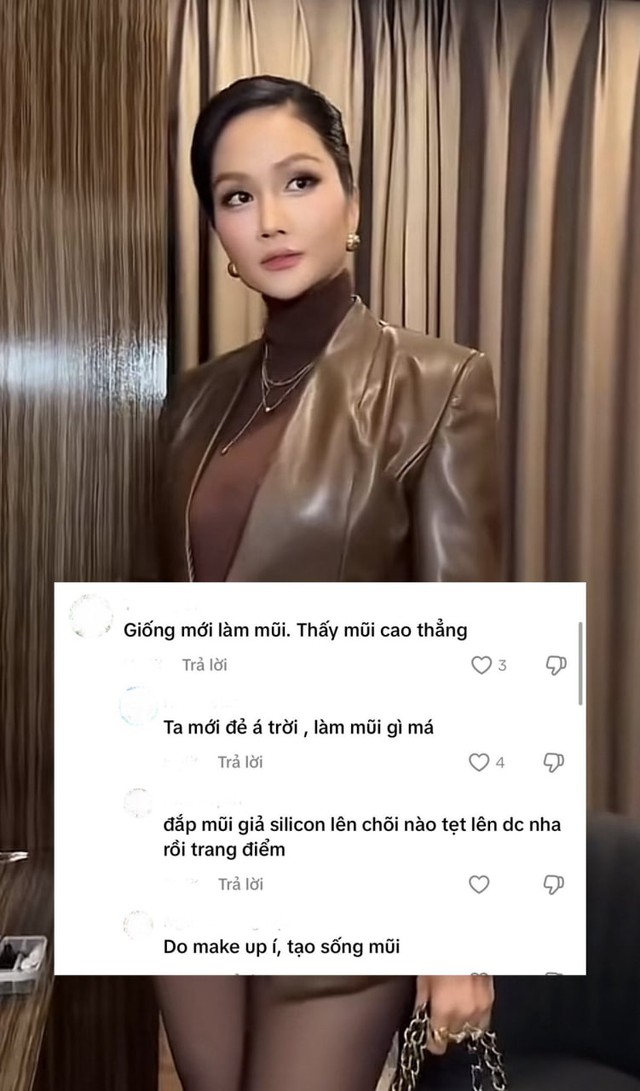 Cái mũi bất thường của H'Hen Niê- Ảnh 1. Cái mũi bất thường của H'Hen Niê- Ảnh 1.