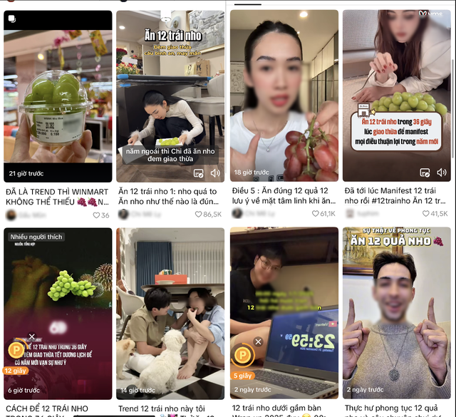 Cảnh báo về trend ăn 12 quả nho trước Giao thừa- Ảnh 1.