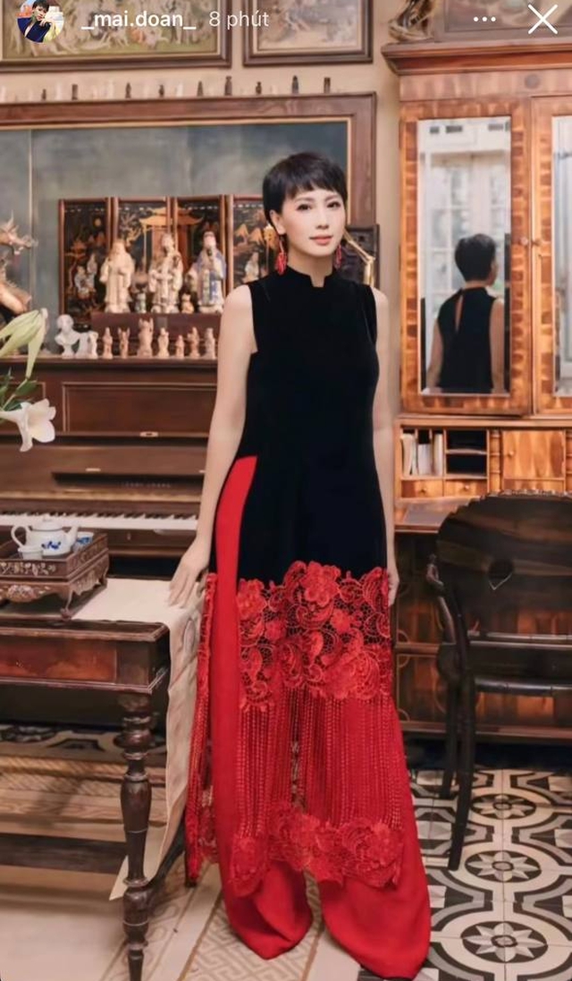 Mẹ Doãn Hải My U50 khoe visual trẻ đẹp bất bại ngày cuối năm, thần thái sang chuẩn "mẹ vợ" hot nhất làng bóng đá- Ảnh 1.