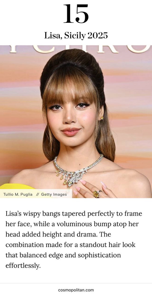 Lisa được vinh danh hàng loạt, 2025 quá rực rỡ rồi!- Ảnh 2.