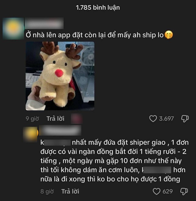 Đặt Jollibee săn tuần lộc Noel, khách bị chỉ trích vì khiến shipper phải chờ cả tiếng: Dân mạng tranh cãi dữ dội- Ảnh 3. Đặt Jollibee săn tuần lộc Noel, khách bị chỉ trích vì khiến shipper phải chờ cả tiếng: Dân mạng tranh cãi dữ dội- Ảnh 3.