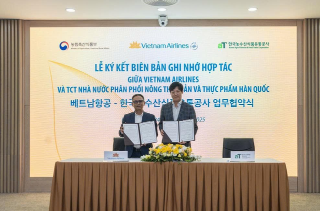 aT Center – Vietnam Airlines hợp tác quảng bá nho Hàn Quốc trên các chuyến bay quốc tế- Ảnh 1.