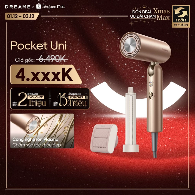 "Tóc khô thần tốc – đẹp – vào nếp ngay": 4 máy sấy tóc nên sắm trong năm 2025- Ảnh 1.