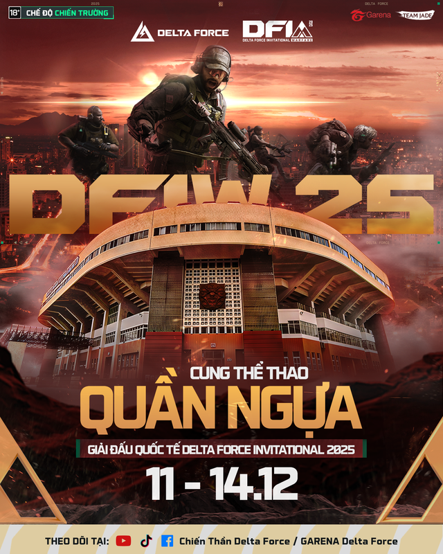 Giải đấu quốc tế Delta Force Invitational 2025 tổ chức tại Hà Nội chính thức khởi tranh- Ảnh 1. Giải đấu quốc tế Delta Force Invitational 2025 tổ chức tại Hà Nội chính thức khởi tranh- Ảnh 1.