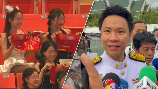 Drama SEA Games 33: Thái Lan truy tìm nhóm hotgirl quảng cáo web cá độ ở trận đấu của U22 Việt Nam- Ảnh 1. Drama SEA Games 33: Thái Lan truy tìm nhóm hotgirl quảng cáo web cá độ ở trận đấu của U22 Việt Nam- Ảnh 1.