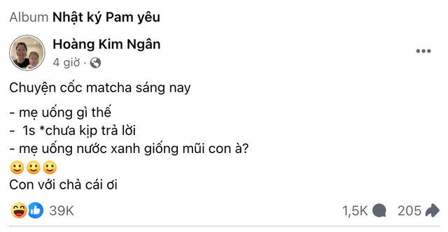 Khi "content tự ập đến" với mẹ bé Pam: Nghe con gái yêu miêu tả cốc matcha yêu thích mà muốn "sống chậm hẳn"- Ảnh 2.