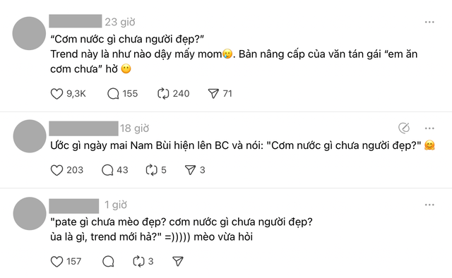 “Cơm nước gì chưa người đẹp” - câu nói viral nhất đầu năm 2025: Vì sao thành trend?- Ảnh 2.